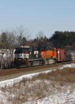 NS 9872 & BNSF 7657